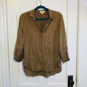 Cloth and Stone 3/4 sleeve button down